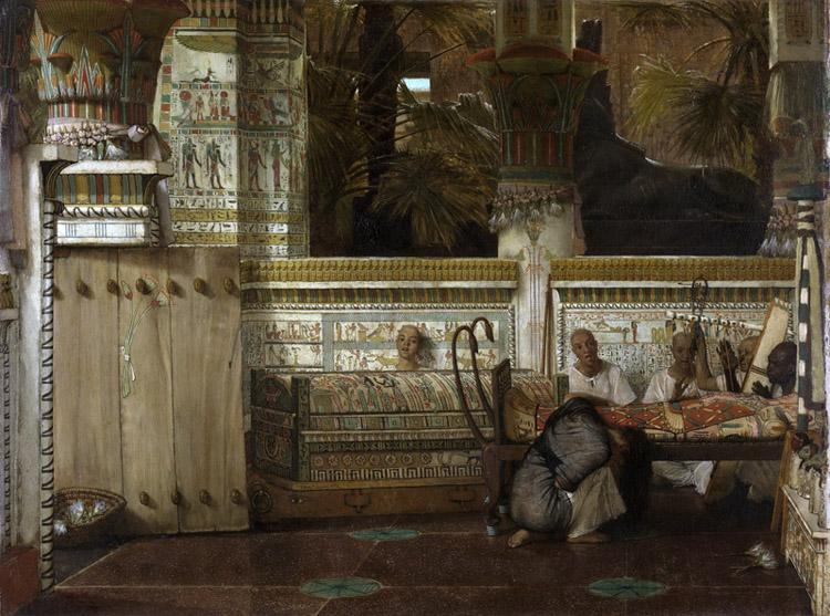 Alma-Tadema, Sir Lawrence An Egyptian widow in the Time of Diocletian (mk23)